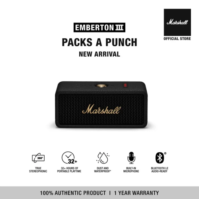 NEW COLOUR] MARSHALL EMBERTON III BROWN - Ash Asia
